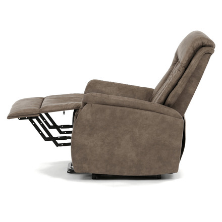Polohovací křeslo Autronic elektrické zabudované ovládání, hnědá, látka vintage, TV-Q8575 BR3 (7)