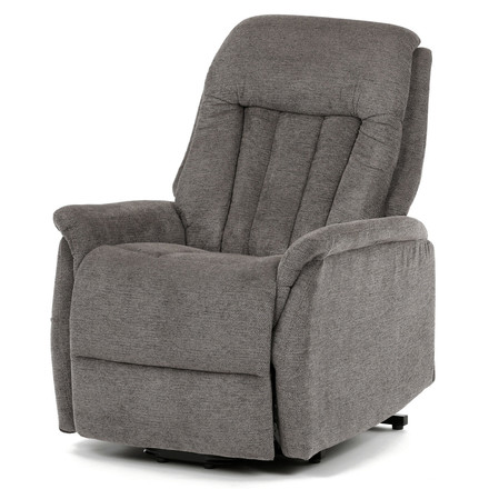 Polohovací křeslo Autronic elektrické zabudované ovládání, šedá, látka, TV-Q8575 GREY2