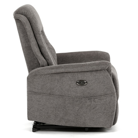 Polohovací křeslo Autronic elektrické zabudované ovládání, šedá, látka, TV-Q8575 GREY2 (11)