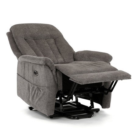 Polohovací křeslo Autronic elektrické zabudované ovládání, šedá, látka, TV-Q8575 GREY2 (13)