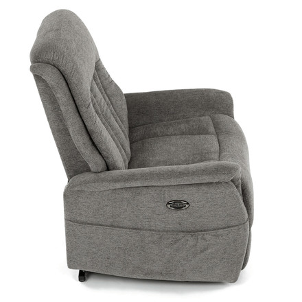 Polohovací křeslo Autronic elektrické zabudované ovládání, šedá, látka, TV-Q8575 GREY2 (16)
