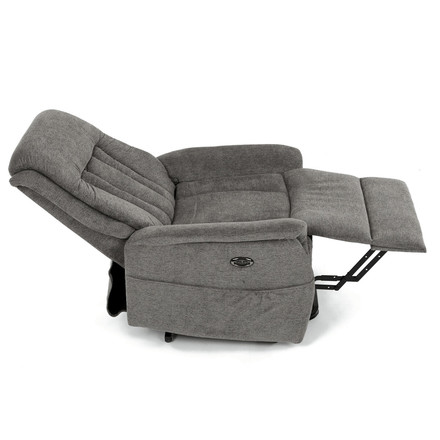 Polohovací křeslo Autronic elektrické zabudované ovládání, šedá, látka, TV-Q8575 GREY2 (18)