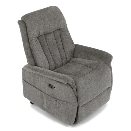 Polohovací křeslo Autronic elektrické zabudované ovládání, šedá, látka, TV-Q8575 GREY2 (19)