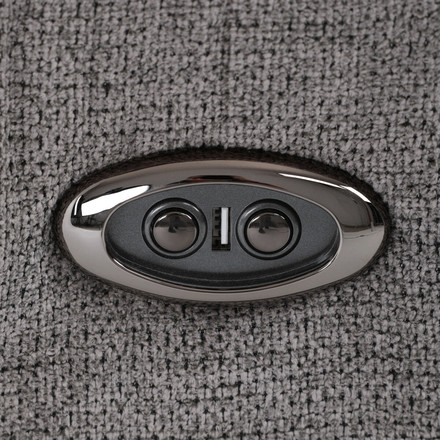 Polohovací křeslo Autronic elektrické zabudované ovládání, šedá, látka, TV-Q8575 GREY2 (24)