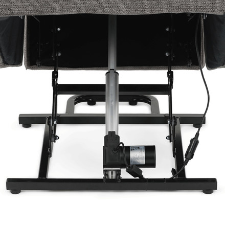 Polohovací křeslo Autronic elektrické zabudované ovládání, šedá, látka, TV-Q8575 GREY2 (25)