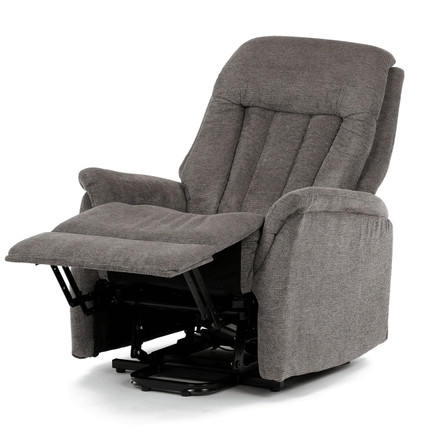 Polohovací křeslo Autronic elektrické zabudované ovládání, šedá, látka, TV-Q8575 GREY2 (3)