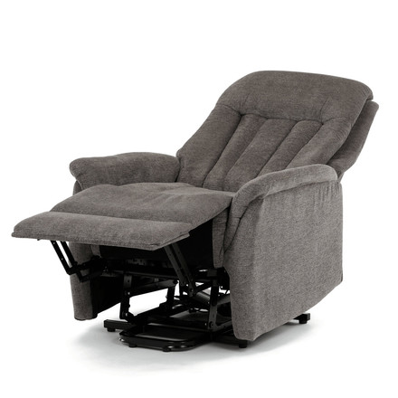 Polohovací křeslo Autronic elektrické zabudované ovládání, šedá, látka, TV-Q8575 GREY2 (4)