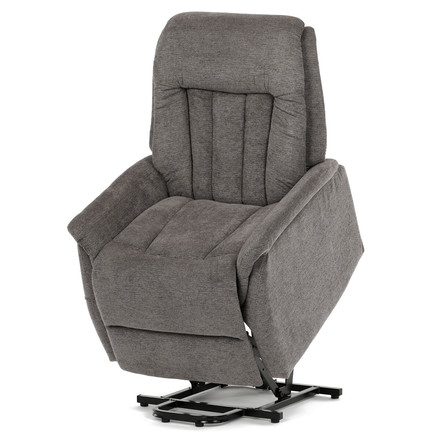 Polohovací křeslo Autronic elektrické zabudované ovládání, šedá, látka, TV-Q8575 GREY2 (5)
