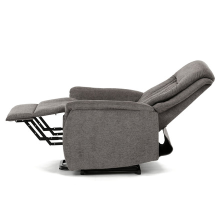 Polohovací křeslo Autronic elektrické zabudované ovládání, šedá, látka, TV-Q8575 GREY2 (8)