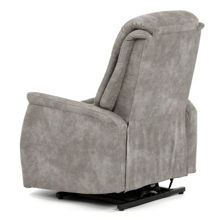 Polohovací křeslo Autronic elektrické zabudované ovládání, šedá, látka vintage, TV-Q8575 GREY3 (9)