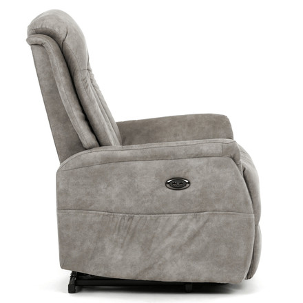 Polohovací křeslo Autronic elektrické zabudované ovládání, šedá, látka vintage, TV-Q8575 GREY3 (11)
