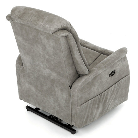 Polohovací křeslo Autronic elektrické zabudované ovládání, šedá, látka vintage, TV-Q8575 GREY3 (15)