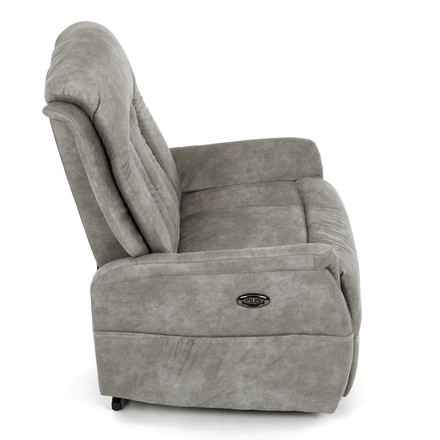 Polohovací křeslo Autronic elektrické zabudované ovládání, šedá, látka vintage, TV-Q8575 GREY3 (16)