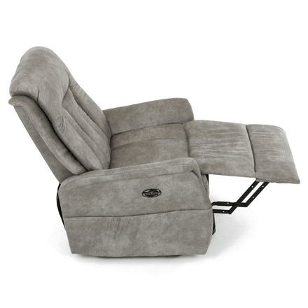 Polohovací křeslo Autronic elektrické zabudované ovládání, šedá, látka vintage, TV-Q8575 GREY3 (17)