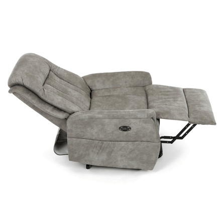 Polohovací křeslo Autronic elektrické zabudované ovládání, šedá, látka vintage, TV-Q8575 GREY3 (18)