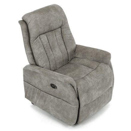Polohovací křeslo Autronic elektrické zabudované ovládání, šedá, látka vintage, TV-Q8575 GREY3 (19)