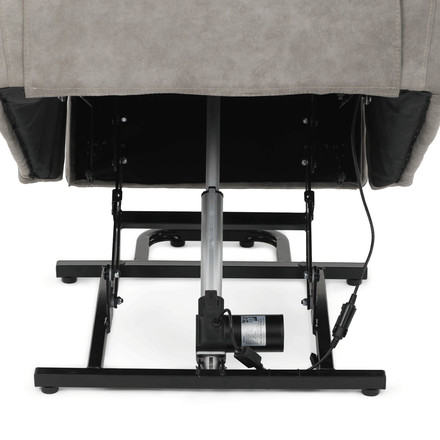 Polohovací křeslo Autronic elektrické zabudované ovládání, šedá, látka vintage, TV-Q8575 GREY3 (25)
