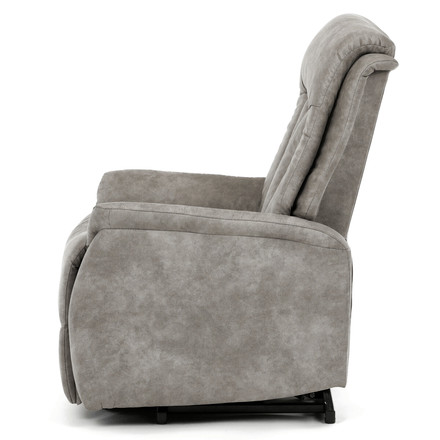 Polohovací křeslo Autronic elektrické zabudované ovládání, šedá, látka vintage, TV-Q8575 GREY3 (6)