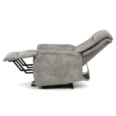 Polohovací křeslo Autronic elektrické zabudované ovládání, šedá, látka vintage, TV-Q8575 GREY3 (8)