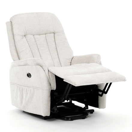 Polohovací křeslo Autronic elektrické zabudované ovládání, béžová, látka, TV-Q8575 CRM2 (12)