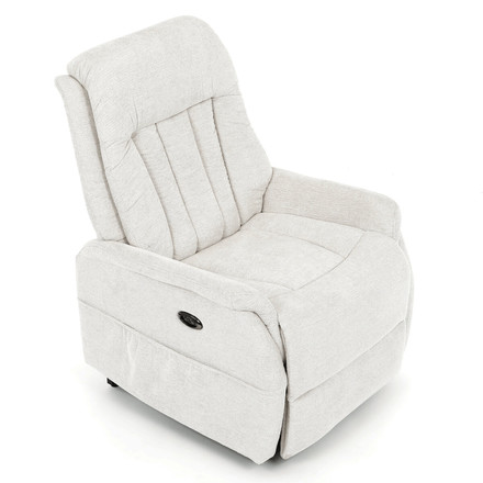 Polohovací křeslo Autronic elektrické zabudované ovládání, béžová, látka, TV-Q8575 CRM2 (19)