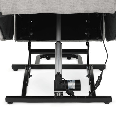 Polohovací křeslo Autronic elektrické zabudované ovládání, béžová, látka, TV-Q8575 CRM2 (25)