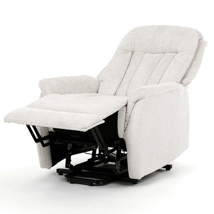 Polohovací křeslo Autronic elektrické zabudované ovládání, béžová, látka, TV-Q8575 CRM2 (4)