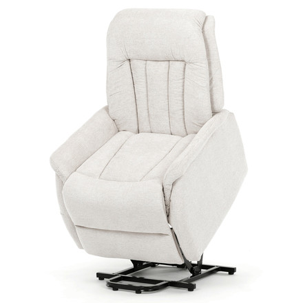 Polohovací křeslo Autronic elektrické zabudované ovládání, béžová, látka, TV-Q8575 CRM2 (5)