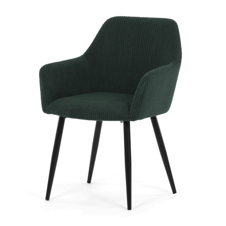 Moderní jídelní židle Autronic zelená, manšestrová látka, DCH-V4009 GRN6