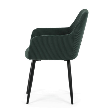 Moderní jídelní židle Autronic zelená, manšestrová látka, DCH-V4009 GRN6 (3)