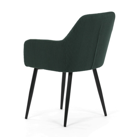 Moderní jídelní židle Autronic zelená, manšestrová látka, DCH-V4009 GRN6 (4)