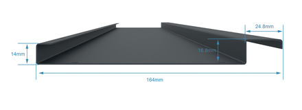 Bioklimatická pergola G21 Trenton 4x4 m, antracitová hliníková (5)
