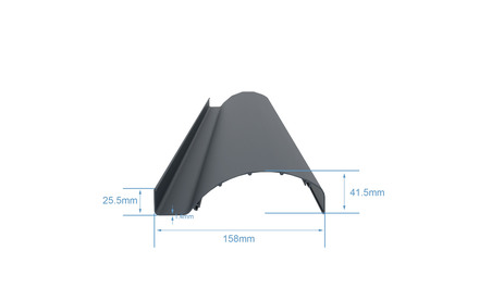 Bioklimatická pergola G21 Austin Premium 6x3 m, antracitová hliníková (5)