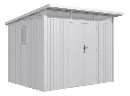 Zahradní domek G21 Madison 731 - 289 x 253 cm, metal silver