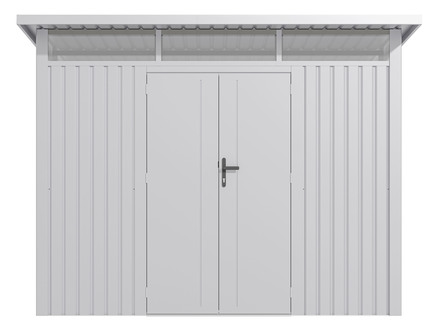 Zahradní domek G21 Madison 731 - 289 x 253 cm, metal silver (1)