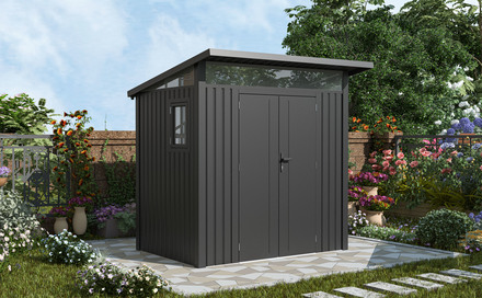 Zahradní domek G21 Madison 427 - 225 x 190 cm, slate grey (3)
