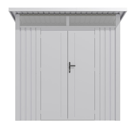 Zahradní domek G21 Madison 427 - 225 x 190 cm, metal silver (1)