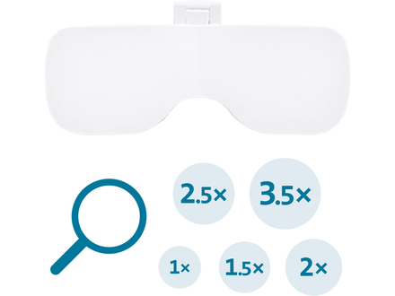 Brýle s lupou a osvětlením Extol Light 43165, 3,5×, USB nabíjení (2)