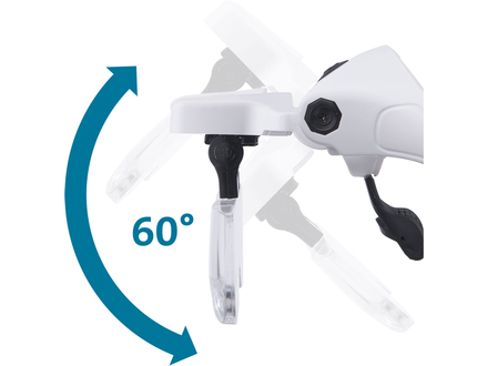 Brýle s lupou a osvětlením Extol Light 43165, 3,5×, USB nabíjení (6)