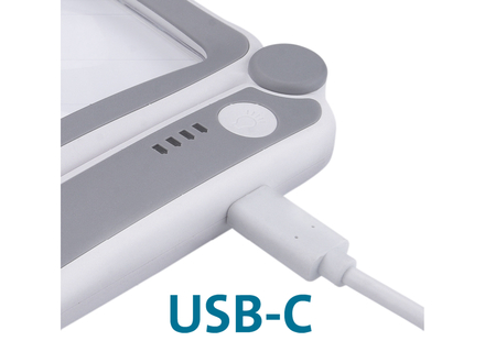Lupa se světlem Extol Light 43164 skládací, 4× zvětšení, USB nabíjení (5)