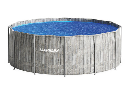 Zahrdní bazén Marimex Florida 3,66x1,22 m se skimmerem - motiv ŠEDÉ DŘEVO