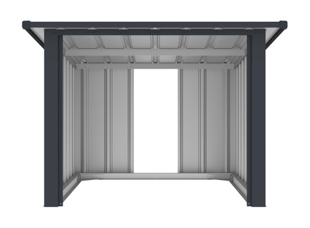 Garáž pro robotickou sekačku G21 88x62x98 cm, antracitová (1)