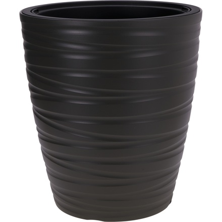 Květináč ProGarden KO-Y89300910 plastový 47,5 x 52,3 cm tmavě šedá