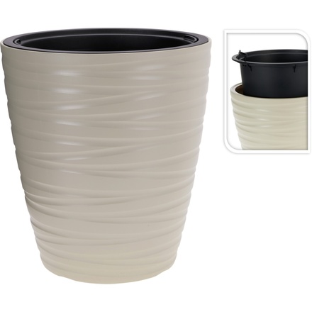 Květináč ProGarden KO-Y89300900 plastový 47,5 x 52,3 cm šedá (1)