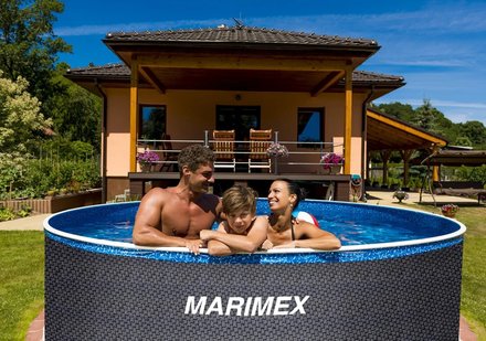 Zahrdní bazén Marimex Orlando 3,66 x1,07 m RATAN +skimmer (2)