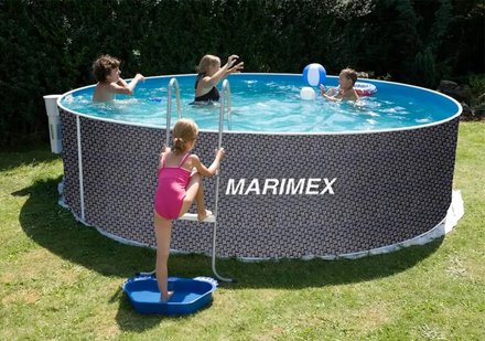 Zahrdní bazén Marimex Orlando 3,66 x1,07 m RATAN +skimmer (5)