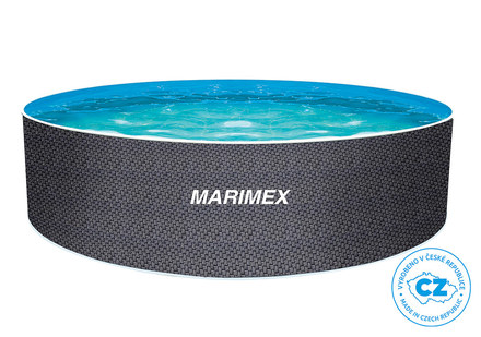 Zahrdní bazén Marimex Orlando 3,66 x 0,91 m RATAN +skimmer
