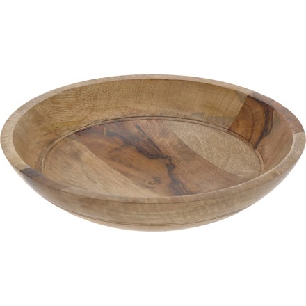 Servírovací mísa Excellent KO-A55700080 mangové dřevo 30 x 6,8 cm hnědá