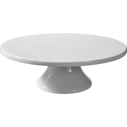 Podnos na dort Excellent KO-210001740 servírovací porcelán 28 cm bílý