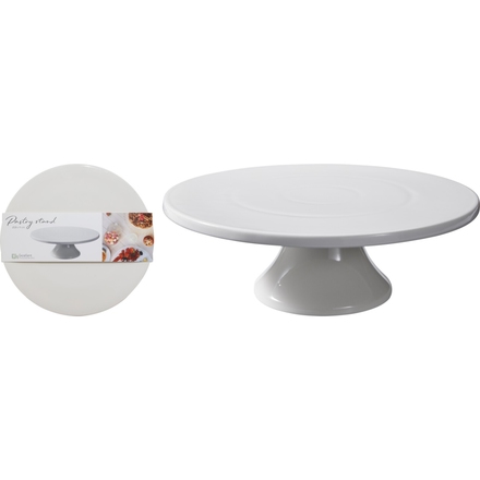 Podnos na dort Excellent KO-210001740 servírovací porcelán 28 cm bílý (2)
